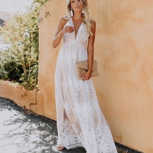 Antonia Maxi Dress White
